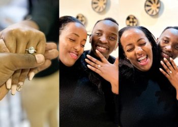 Amafoto – Umuririmbyi w’indirimbo zo kuramya no guhimbaza Imana Chryso Ndasingwa yambitse impeta Sharon Gatete