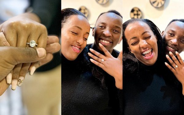 Amafoto – Umuririmbyi w’indirimbo zo kuramya no guhimbaza Imana Chryso Ndasingwa yambitse impeta Sharon Gatete