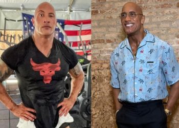 Dwayne Johnson uzwi nka The Rock yateje impagarara ku mbuga nkoranyambaga kubera kunanuka bikabije