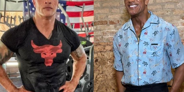 Dwayne Johnson uzwi nka The Rock yateje impagarara ku mbuga nkoranyambaga kubera kunanuka bikabije