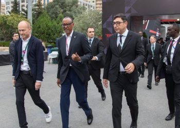 Perezida Kagame yasuye umuhanda wa Formula 1