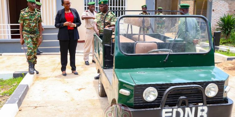 Igisirikare cy’u Burundi cyakoze imodoka idatoborwa n’amasasu