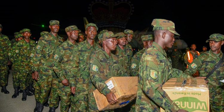 Abasirikare 100 b’u Rwanda bageze muri Jamaica – Amafoto