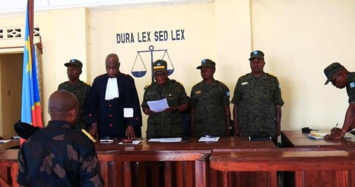 Ituri: Urukiko rwa gisirikare rwakatiye umusirikare wa FARDC gufungwa imyaka 20 ndetse agahita anirukanwa mu ngabo